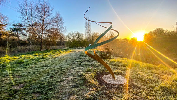 Charles Elliott, Verdigris and Gold Spiral