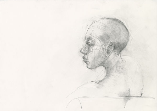 Carol Peace, Royal Drawing School Life Portrait 4, 2025