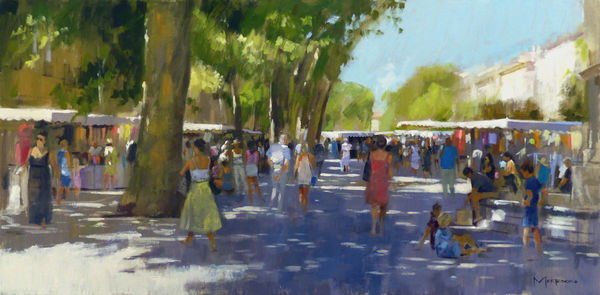 Jack Morrocco DA FRSA, Market Day Cours Mirabeau, Aix