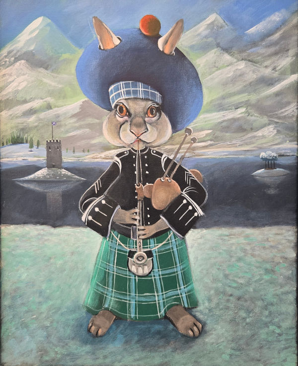 Charles Hynes, Hare Playing Pipes