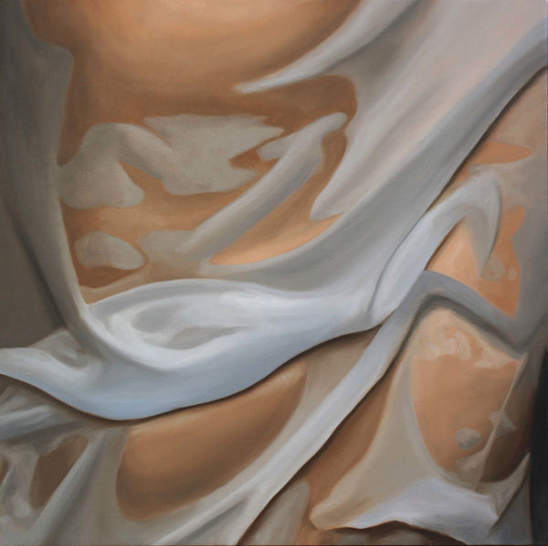 Rachel Herd Unmade Oil on canvas 66 x 66 cm