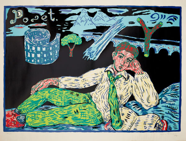 Adrian Wiszniewski RSA, Poet, 1986