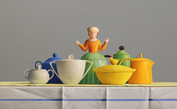 Janet Rickus, KEEP A LID ON IT, 2019