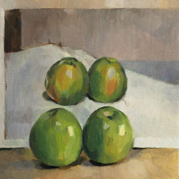 Apples with Euan Uglow Reproduction