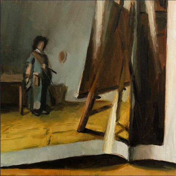 Evan Salmon Still Life (Rembrandt Book), 2024