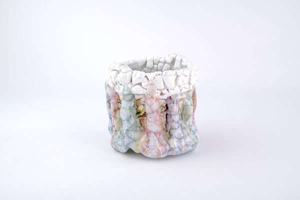 Koudai Ujiie White Glaze Lacquer Tea Bowl, 2023