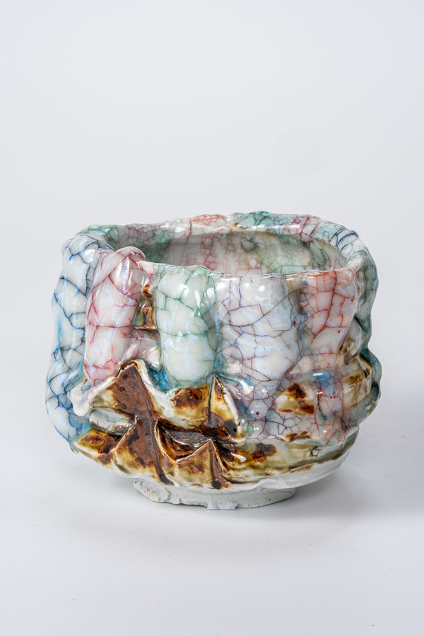 White Glaze Lacquer Tea Bowl