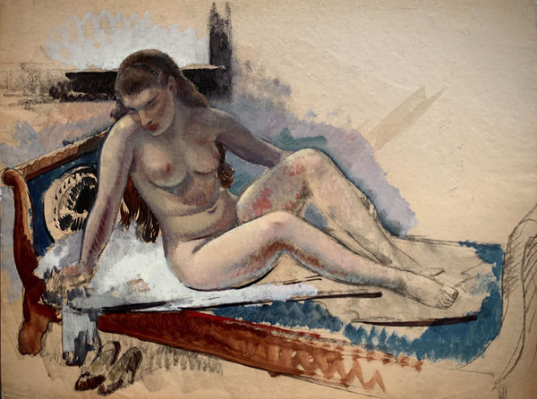 Leon Kroll (1884-1974), "Nude on Chaise"