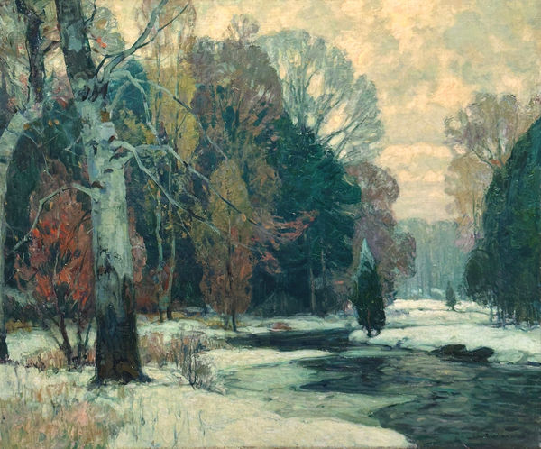 John F. Carlson (1875-1945), "Southwind Thaw"