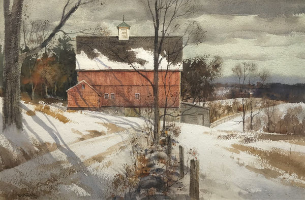 Paul Strisik (1918-1998), "Morgans Barn"