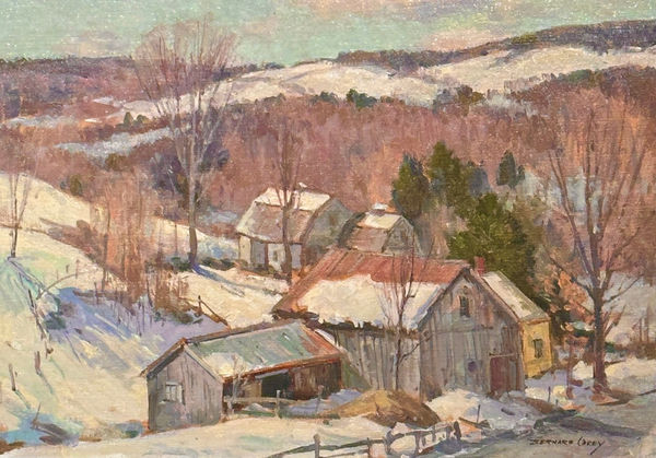Bernard Corey (1914-2000), Frost and Farmstead