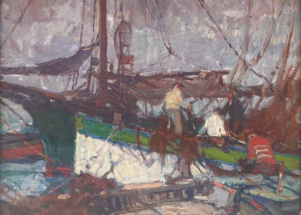 Harry A. Vincent (1861-1931), On the Waterfront, Gloucester