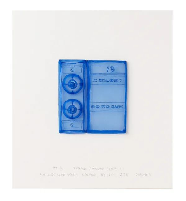 Do Ho Suh, Specimen Series: Entrance / Ground Floor 1, Apartment A, 348 West 22nd Street, New York, NY, 10011, USA, 2013