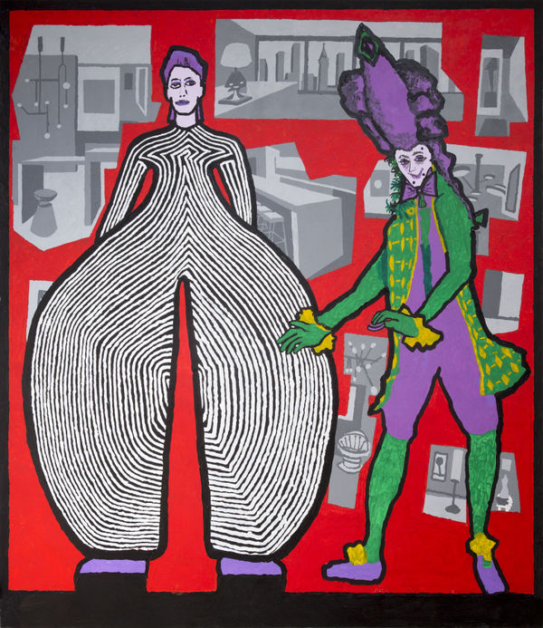 Derek Boshier, David Bowie and Teresa Cornelys, 2016