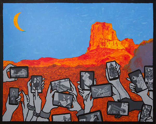 Derek Boshier, Guadalupe Mountains, 2017