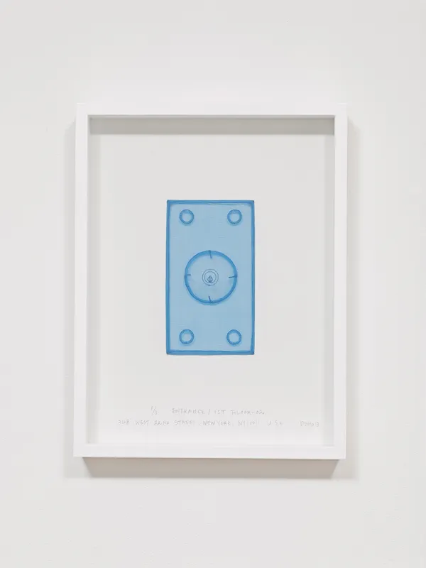 Do Ho Suh, Specimen Series: Entrance / 1st Floor 2, Apartment A, 348 West 22nd Street, New York, NY 10011, USA, 2013