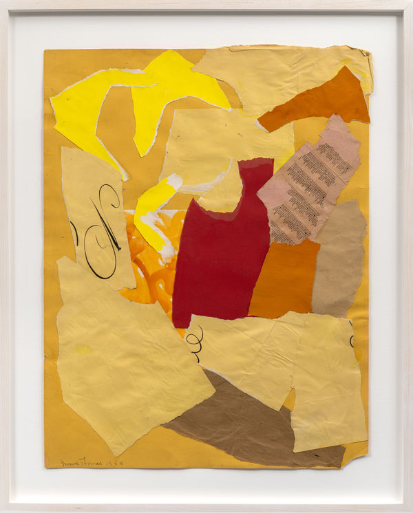 Yvonne Thomas, Collage, 1958
