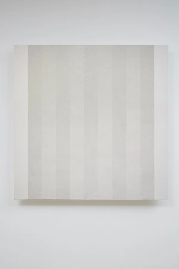 Mary Corse, Untitled (White inner Band, Beveled), 2012