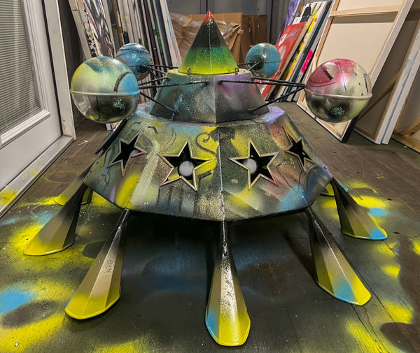 George Clinton & Overton Loyd, Right side view of Mothership, 2023