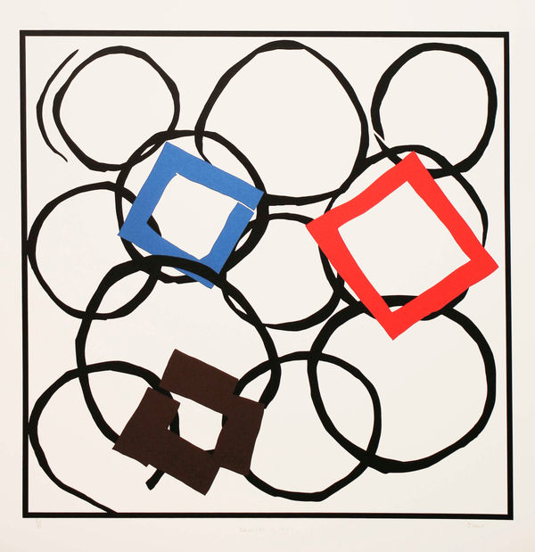 Sandra Blow, Squares in Orbit, 2005