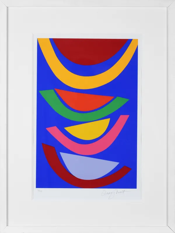 Terry Frost, Swing on Blue, 2001