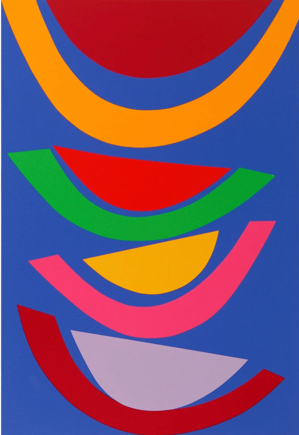 Terry Frost, Swing on Blue, 2001