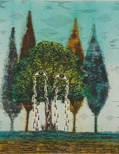 Stephen Chambers, The Talking Trees of England (Tears of Lament), 2018