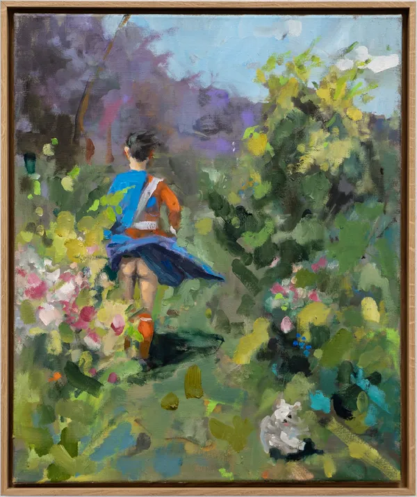 Endre Aalrust A Sudden Gust of Wind, 2025 Oil on Canvas 60 x 50 cm