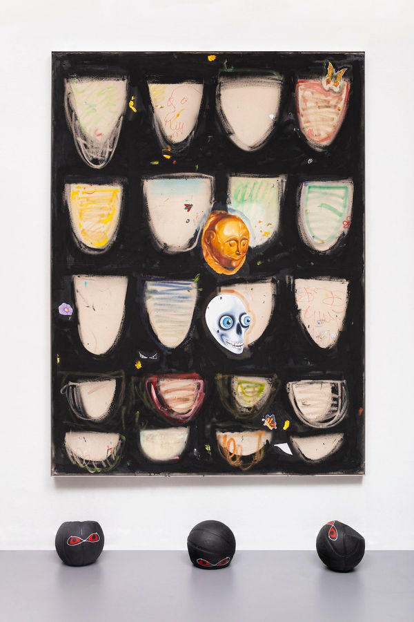 Paulo Nimer Pjota, yin yang (caveira), 2022