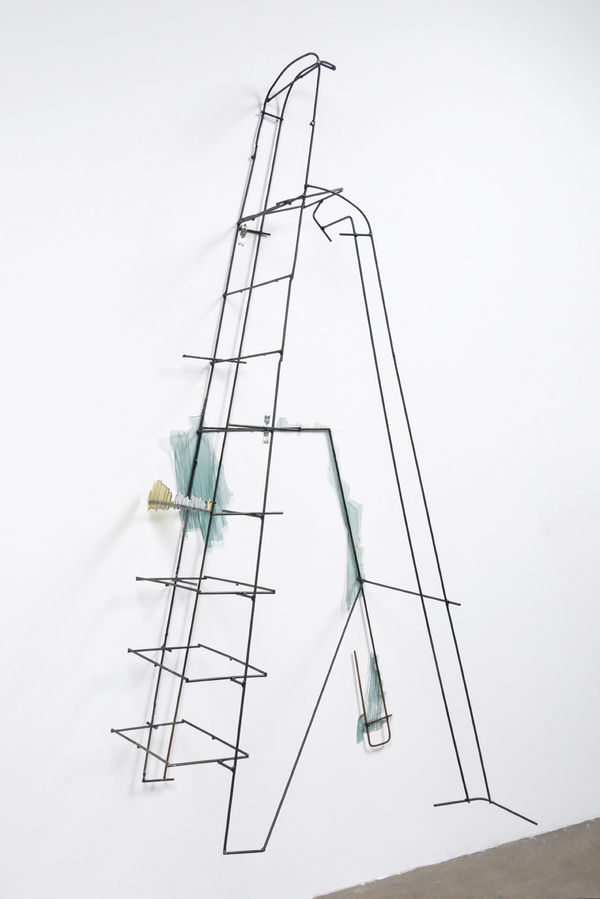 Neïl Beloufa, Untitled (Ladder), 2016