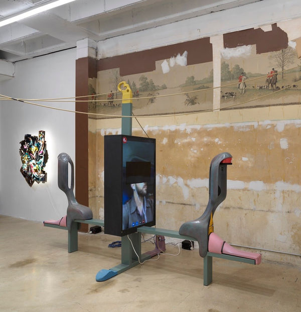 Neïl Beloufa, Global Agreement 5/6, 2019