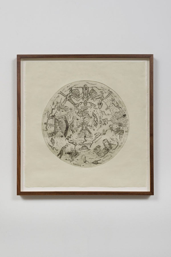 Candice Lin, 5 Kingdoms (Etching), 2015