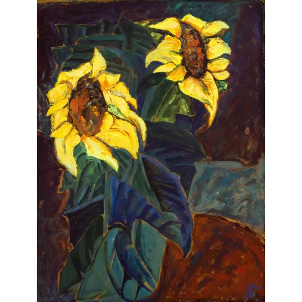 Wilhelm Nicolaus Prachensky, Sunflowers, around 1920