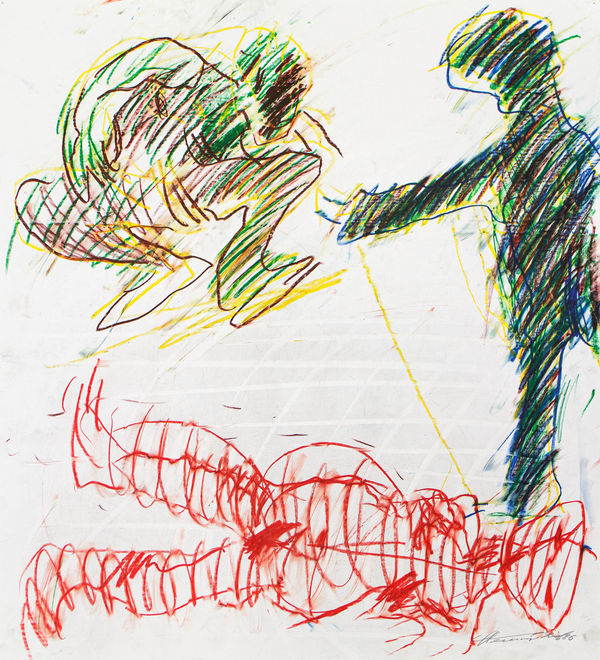 Erich Steininger, Ohne Titel (Körper), 1986