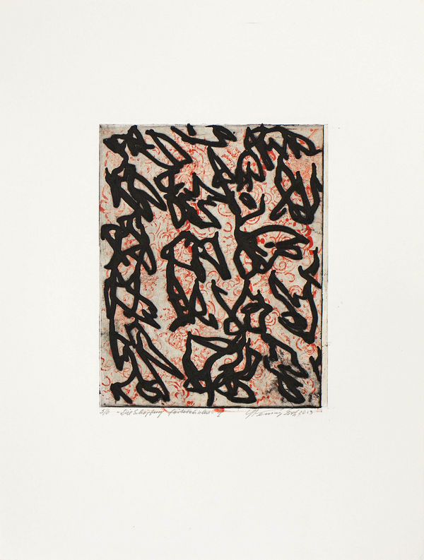 Erich Steininger, "Die Schöpfung forterzählen I", 2013