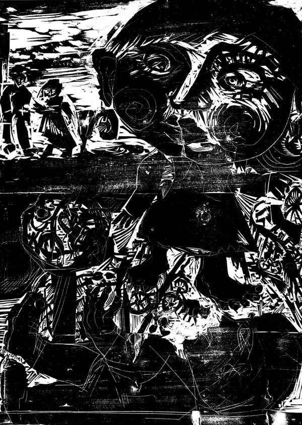 Erich Steininger, "Das ungleiche Paar", 1969