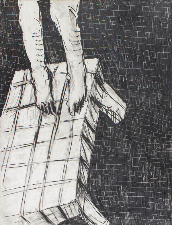 Erich Steininger, "Über dem Tisch hängend", 1984