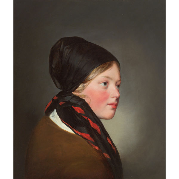 Friedrich von Amerling, Die Schauspielerin Mathilde Wildauer, um 1850