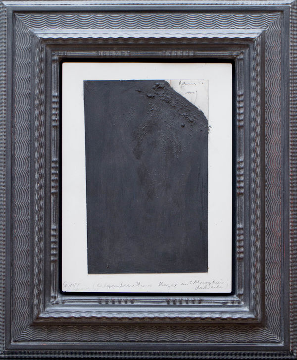 Arnulf Rainer, "Stumpf" (aus der Serie der „Reste“ / Zugemalte Übermalungen 1954-1978), 1955 / 1978