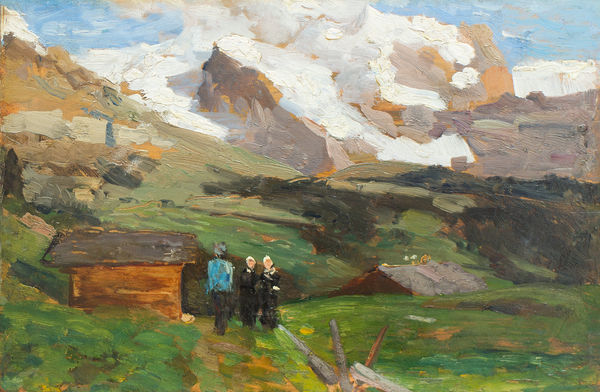 Tina Blau, Wengen, 1899
