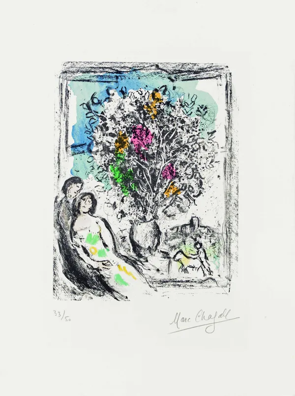 Marc Chagall, La petite fenêtre bleue, Saint Paul, 1974