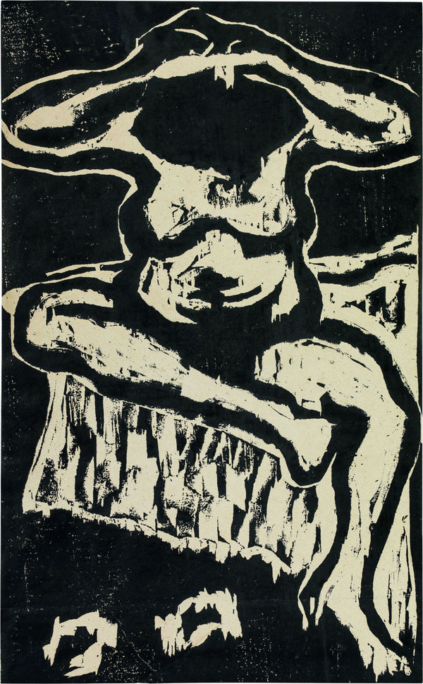 Karl Schmidt-Rottluff, Akt, 1909
