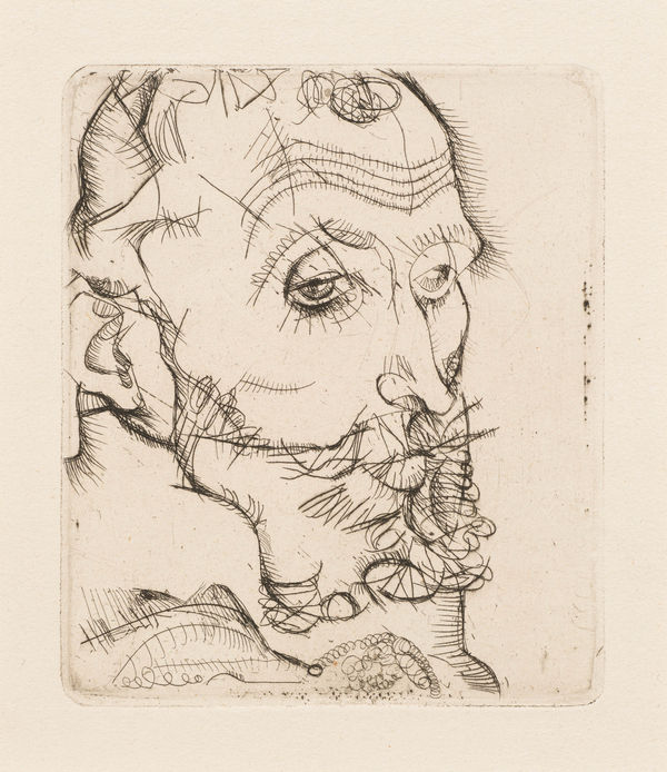 Egon Schiele, "Bildnis Franz Hauer", 1914/1922