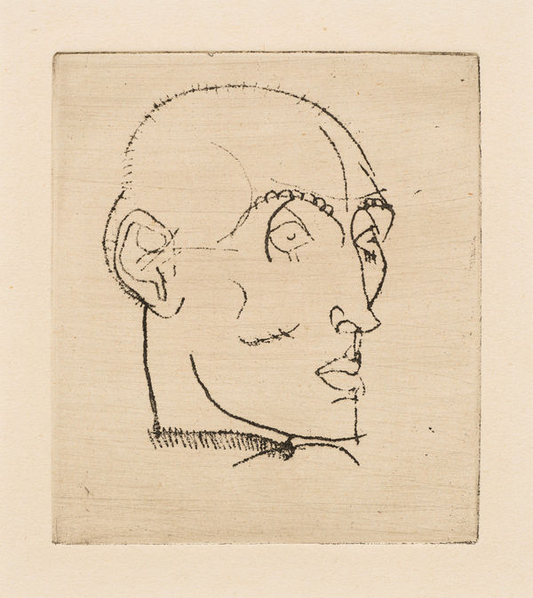 Egon Schiele, Männliches Bildnis, 1914 / 1922