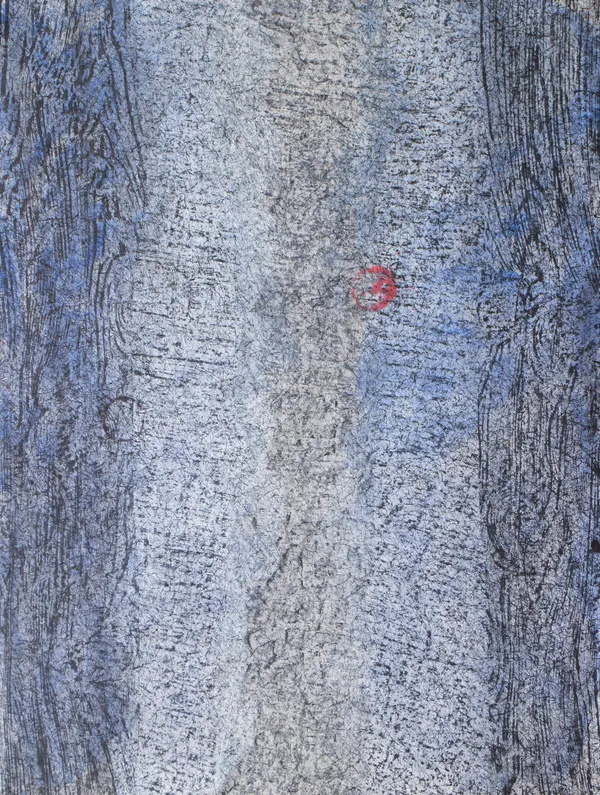 Ernst Friedrich OT, 2022 Tempera und Tusche auf Papier 59,5 x 45 cm Rückseitig signiert und gestempelt