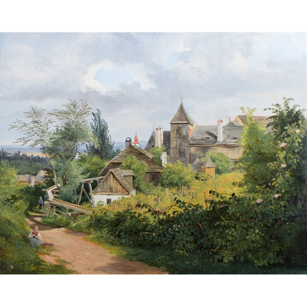 Franz Barbarini, Partie in Grinzing, ca. 1830