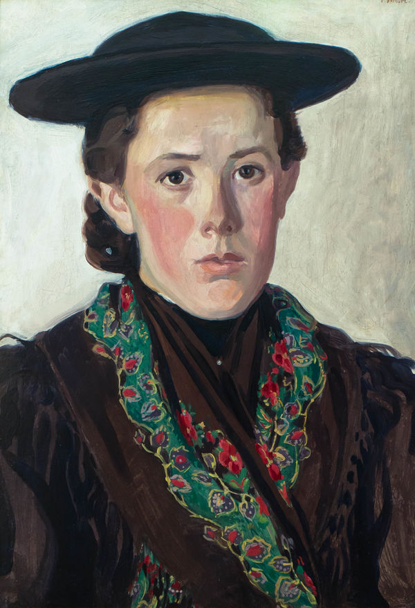 Ferdinand Andri, "Moidl Fuchsberger aus Villanders", um 1907