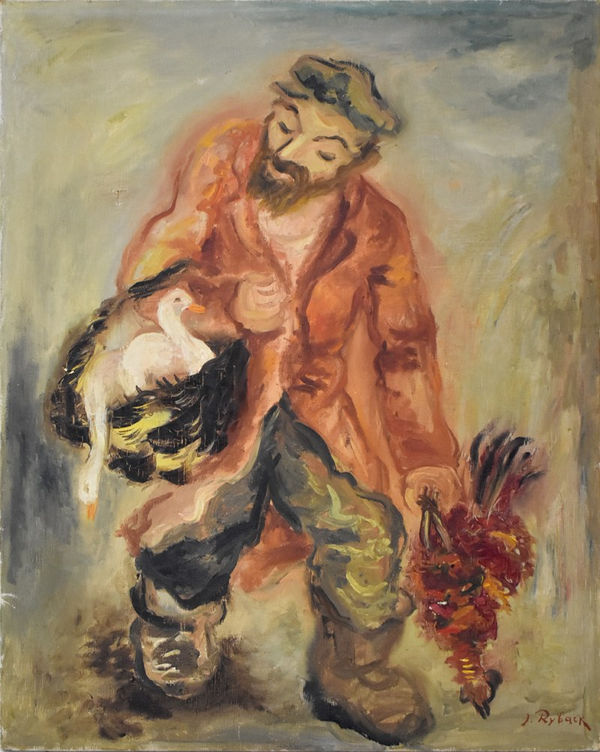 ISSACHAR RYBACK, Poultry Seller, ca. 1930