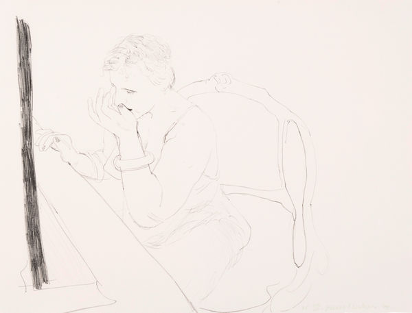 DAVID HOCKNEY, Celia - Adjusting her Eyelash, 1979
