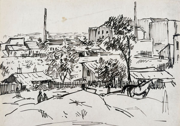 BÉLA KÁDÁR, Suburban Landscape